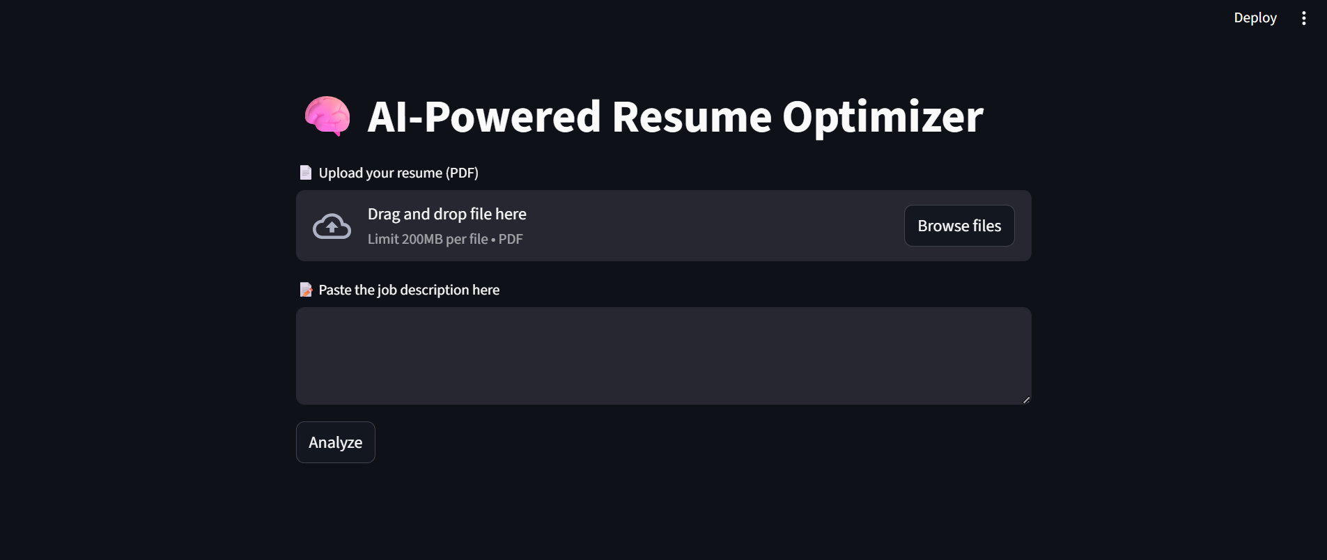 AI Resume Optimizer